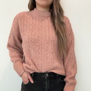 Universal Thread pink knit sweater small